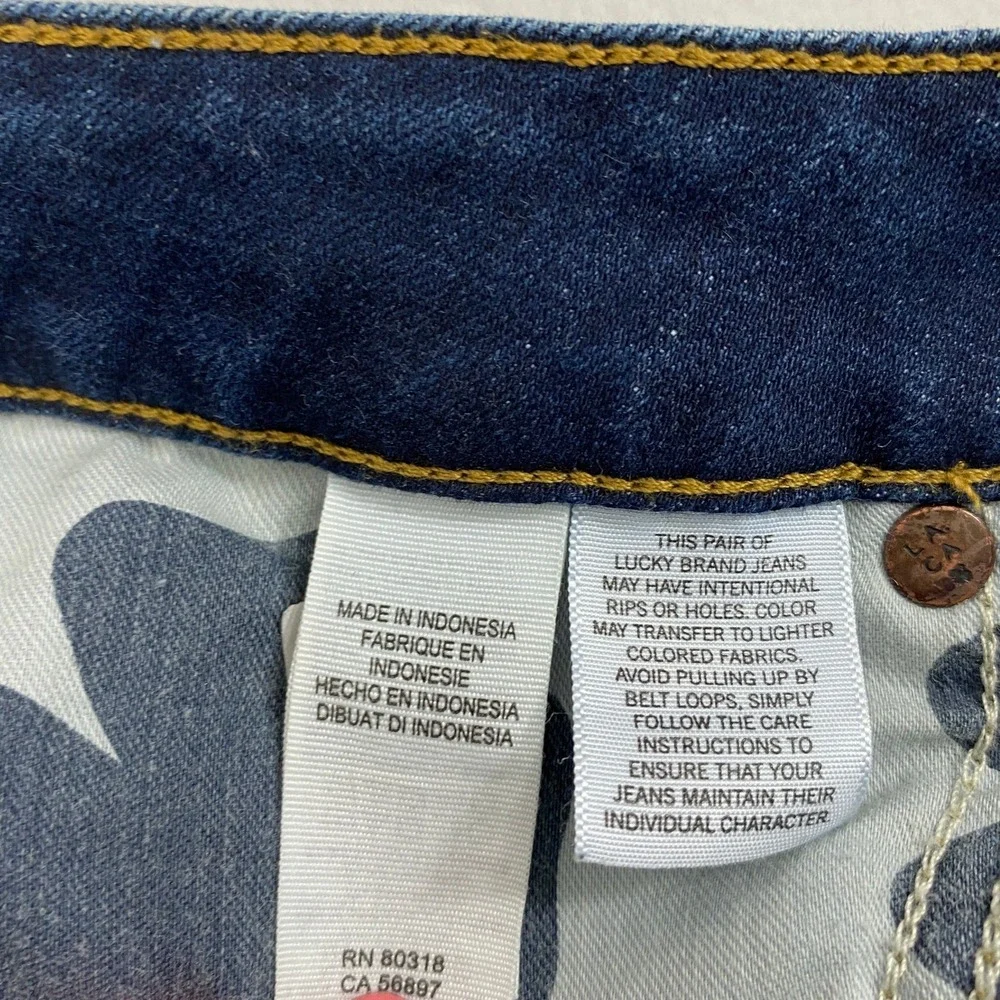 Lucky Brand Sasha Super Skinny Jeans Womens 8‎ Low Rise Dark Wash Denim Stretch
